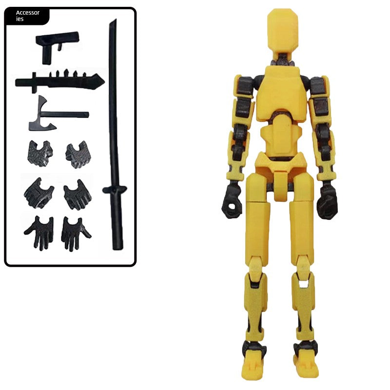 Hand-Made Model Movable Joint Assemble Figure Toy-12