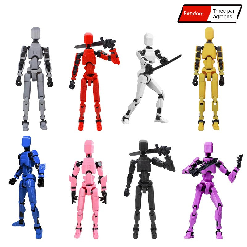 Hand-Made Model Movable Joint Assemble Figure Toy-14