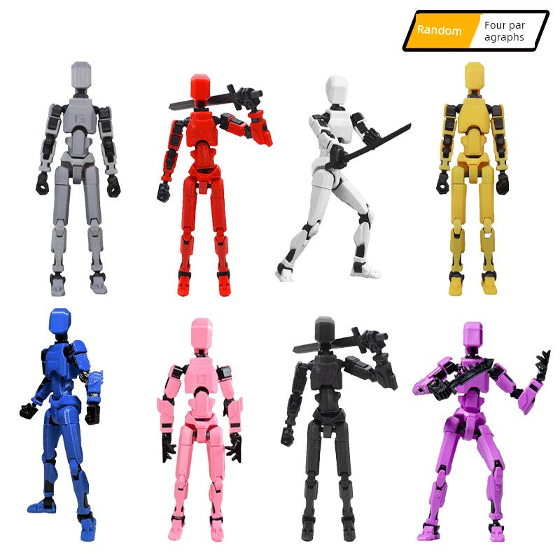 Hand-Made Model Movable Joint Assemble Figure Toy-15