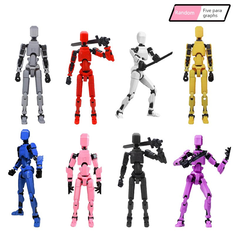 Hand-Made Model Movable Joint Assemble Figure Toy-16