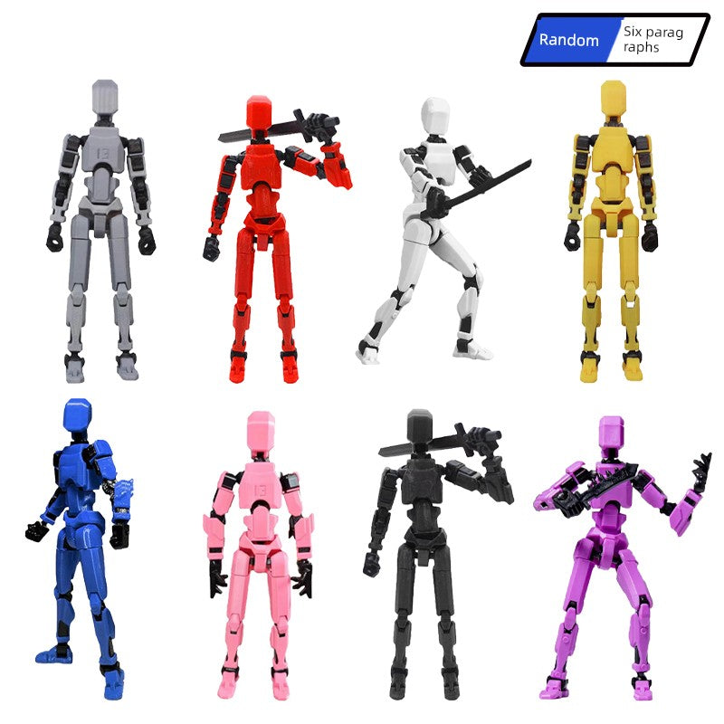 Hand-Made Model Movable Joint Assemble Figure Toy-17