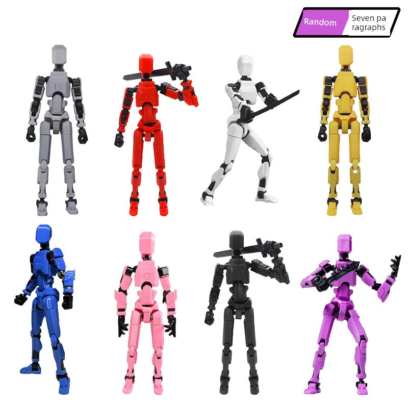 Hand-Made Model Movable Joint Assemble Figure Toy-18
