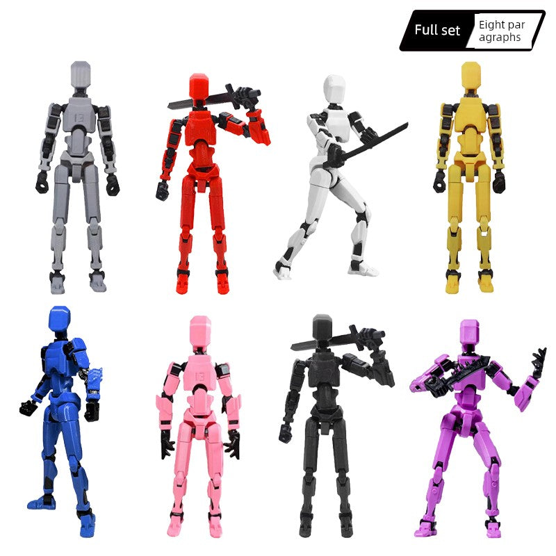 Hand-Made Model Movable Joint Assemble Figure Toy-19