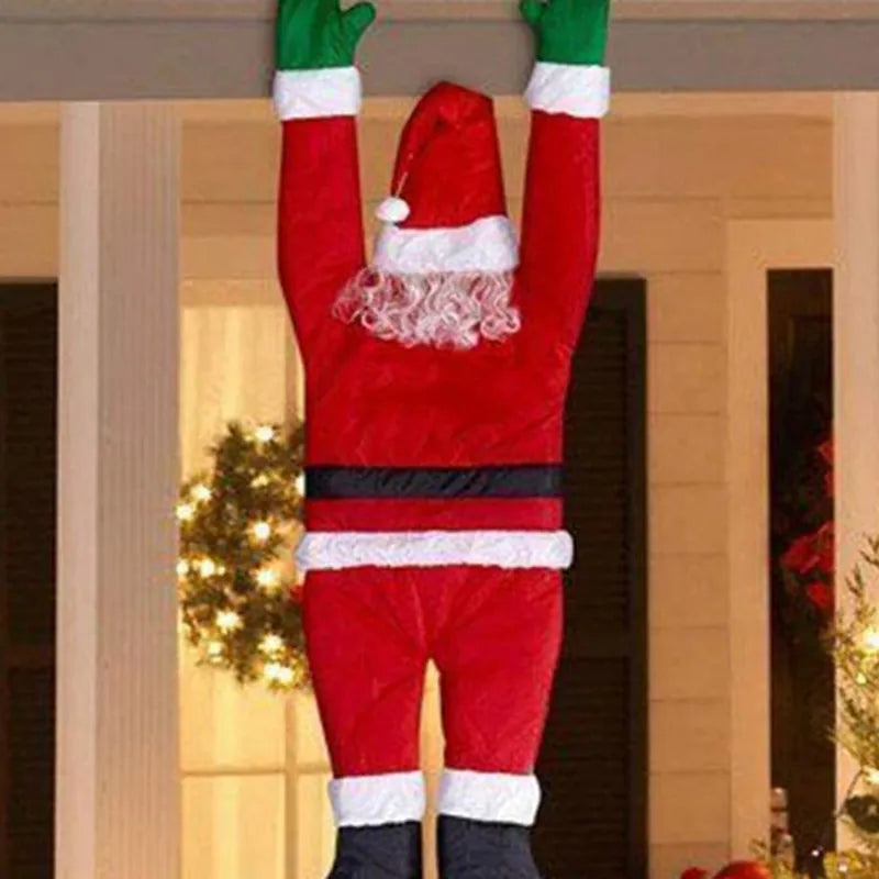 Festive 108cm Santa Claus Hanging Doll for Christmas Decor-2