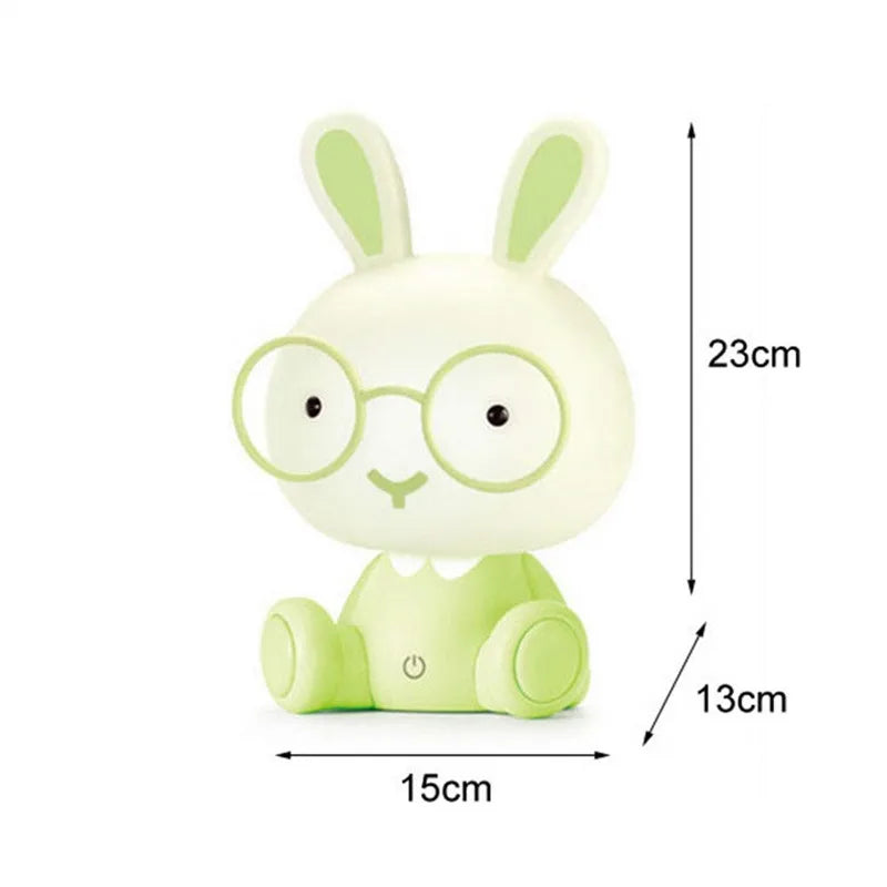 LED Night Light Touch Cartoon Bunny Table Lamp-2