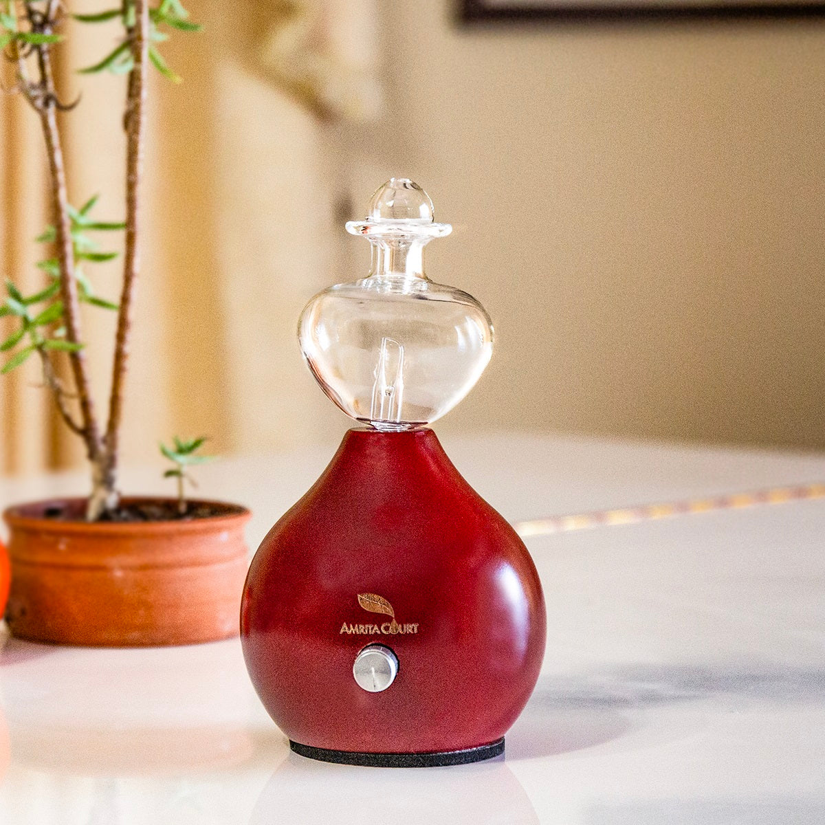 Hour Glass Eco-Friendly Nebuliser | Waterless Aroma Diffuser | No Plastics Pure Essential Oil Diffusing-2