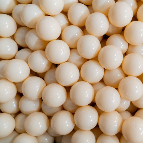 Beige Ball Pit Balls (Large, 7cm, 500pcs)-0