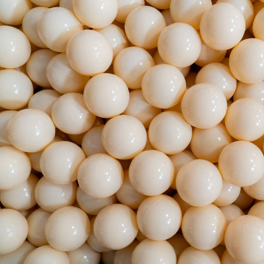 Beige Ball Pit Balls (Large, 7cm, 500pcs)-0