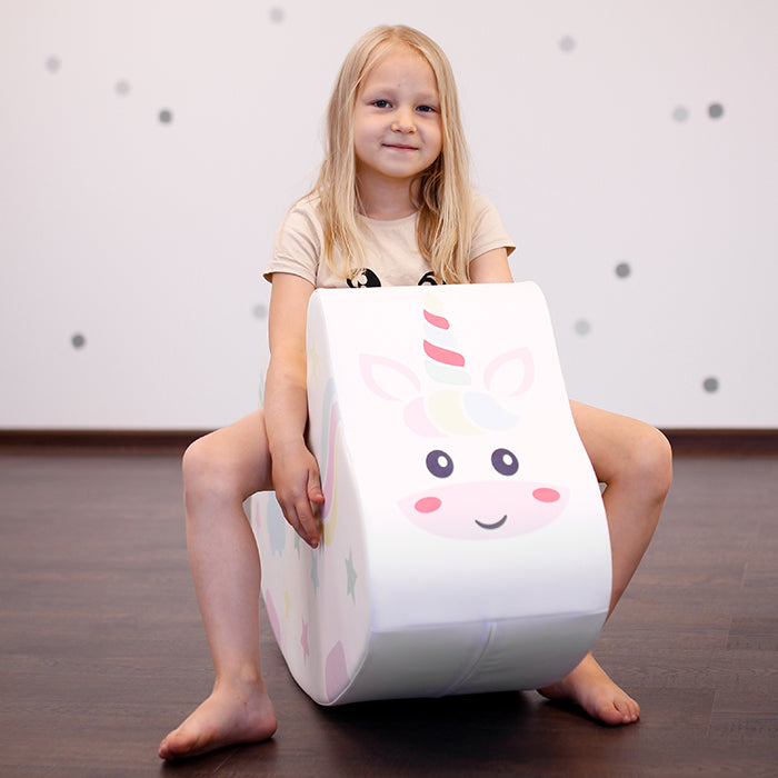 Soft Play Ride On Toy - Unicorn-4