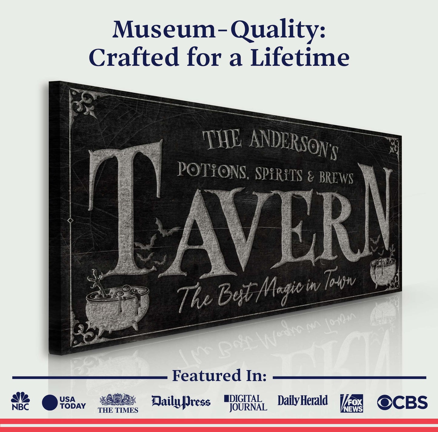Potions, Spirits & Brews Tavern Halloween Sign-3