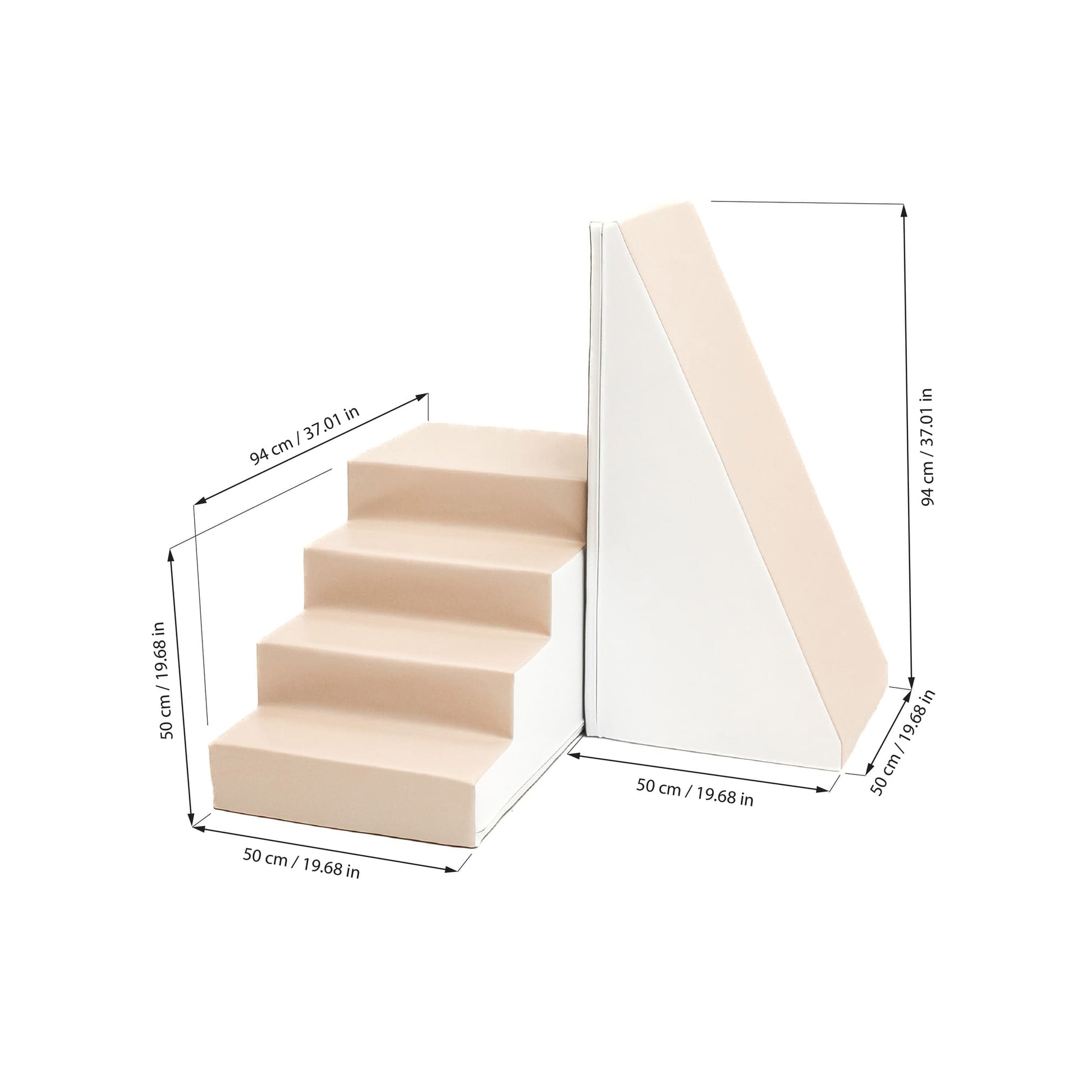 Mega Fun Slider x Balance Bridge x Mega Cube Bundle (beige/white)-4