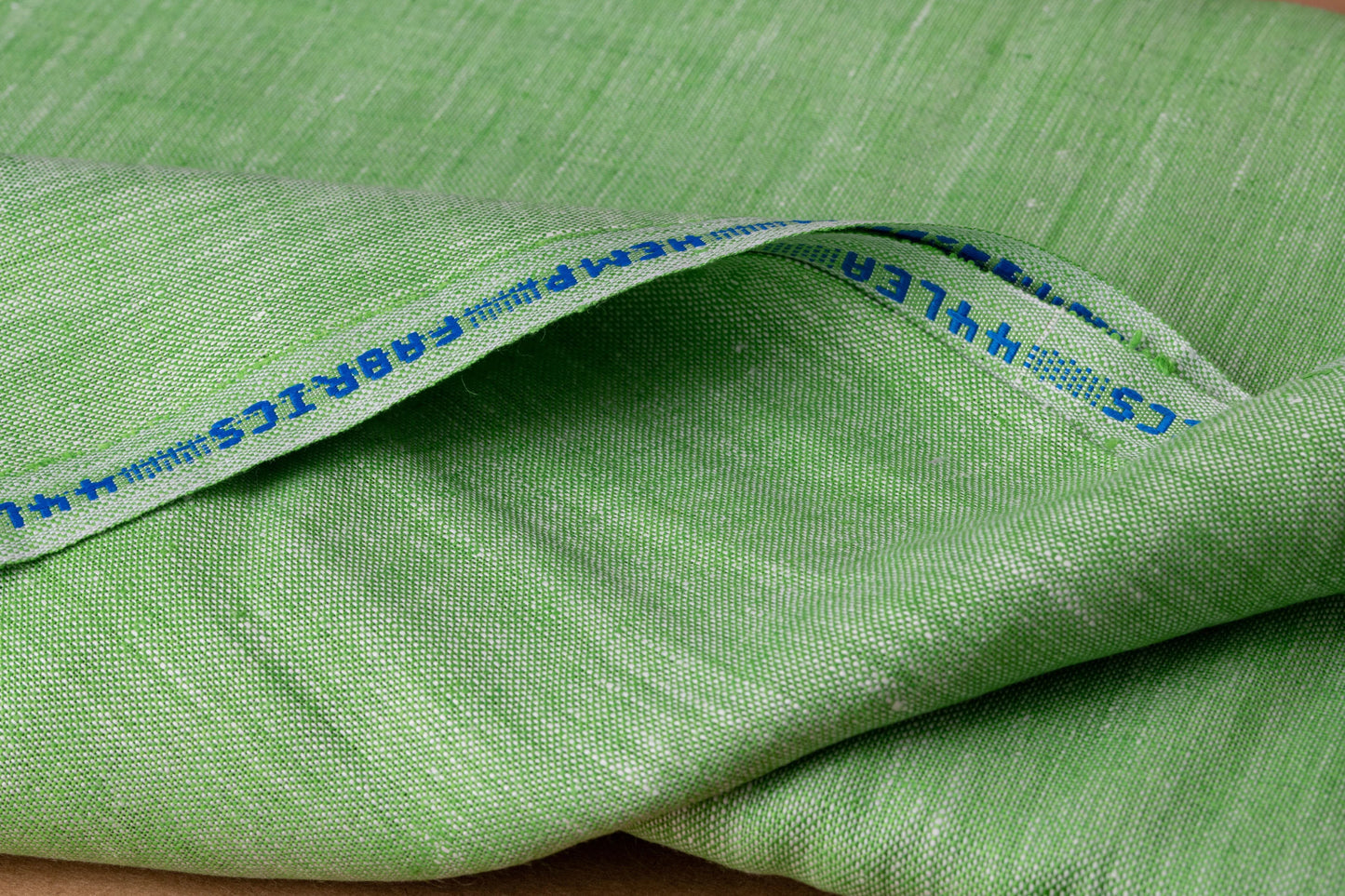 Green Hemp Fabric | Organic | 155gsm | 147cm Wide | GOTS Certified-0