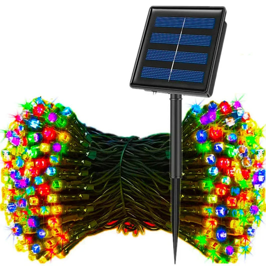 LED Solar String Lights 30LED 8 Modes Waterproof-0