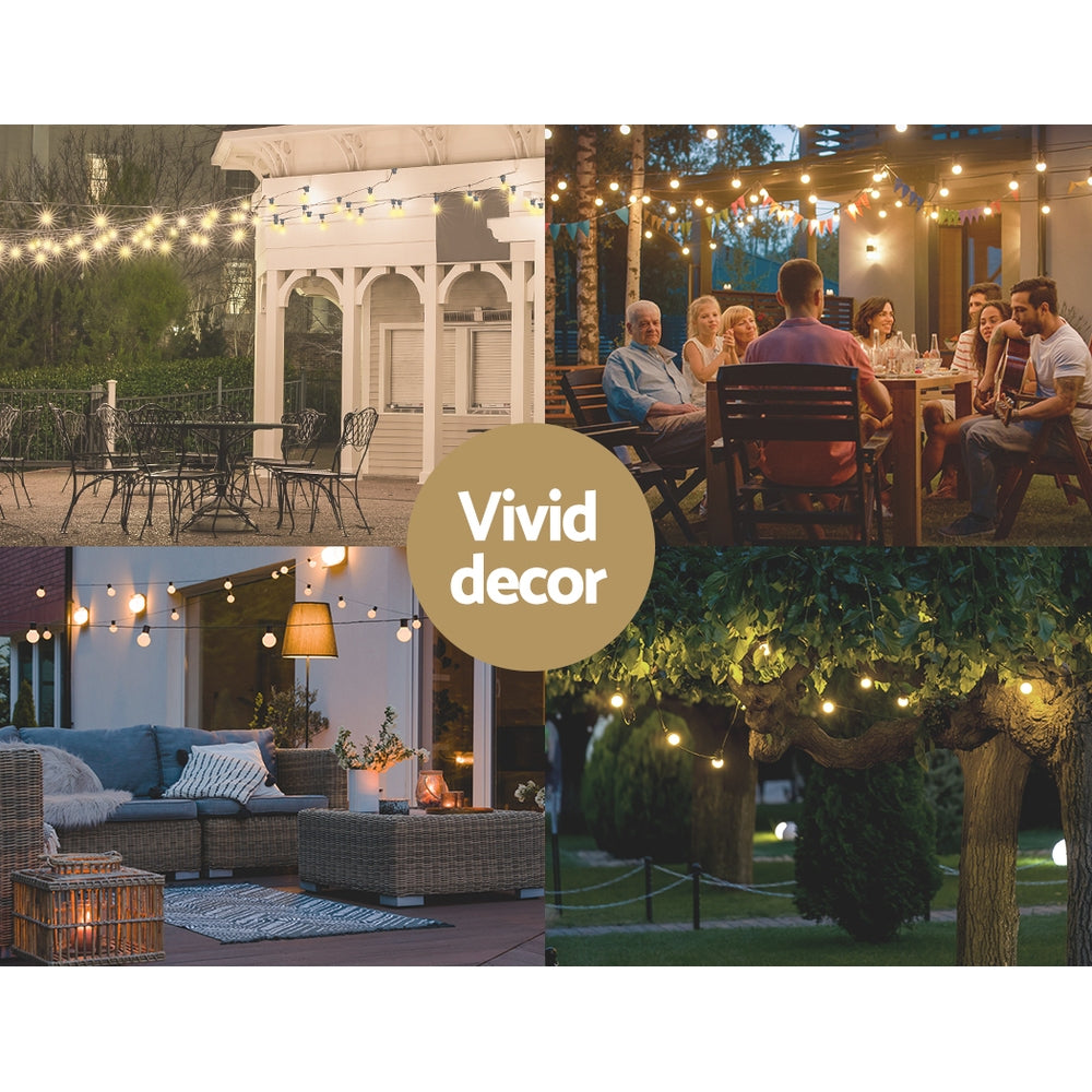 NNEDSZ 95m Festoon Lights Christmas Fairy String Lights Outdoor Party Garden Decor-4