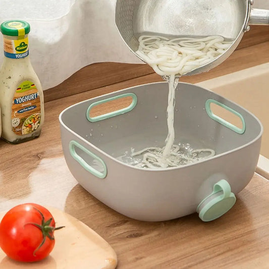 Multifunctional Rice and Fruit Colander Strainer-1