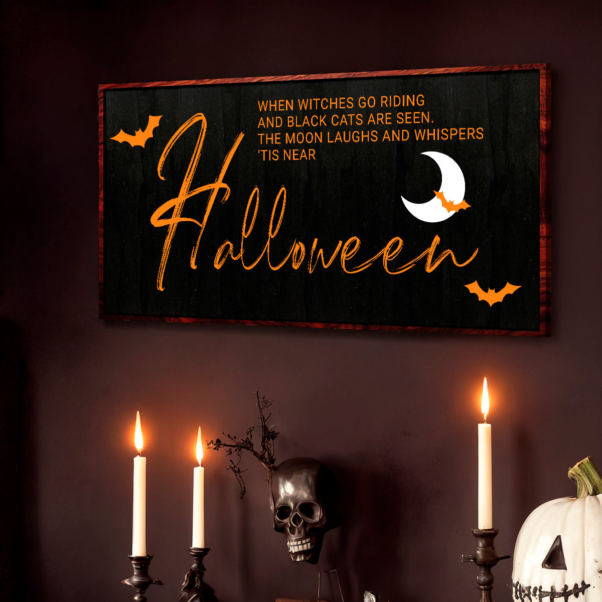 When Witches Halloween Wall Sign-3