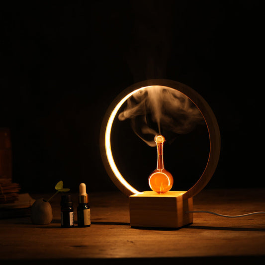 LUNA Eco-Friendly Nebuliser | Ringlight Waterless Aroma Diffuser | No Plastics Pure Essential Oil Diffusing-0