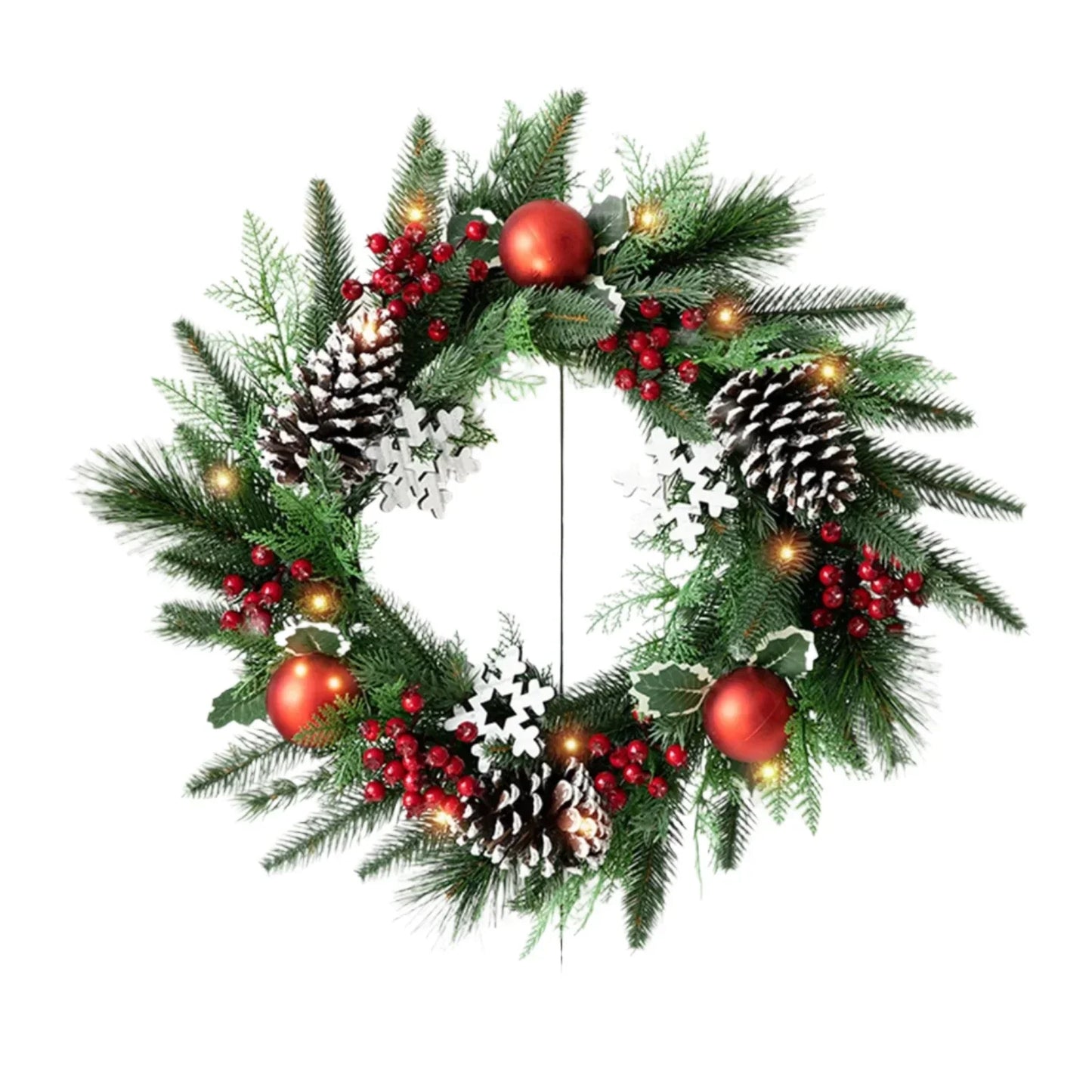 Artificial Christmas Wreath Door Hanging Decor-0