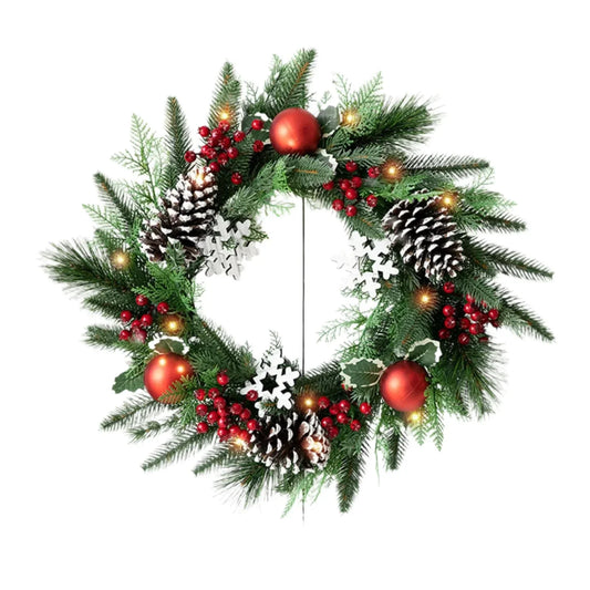 Artificial Christmas Wreath Door Hanging Decor-0