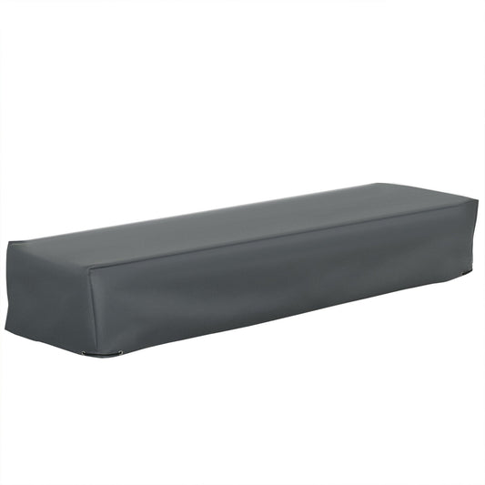 Rectangular Garden Furniture Cover with Water and UV Resistant Oxford Fabric - Grey-0