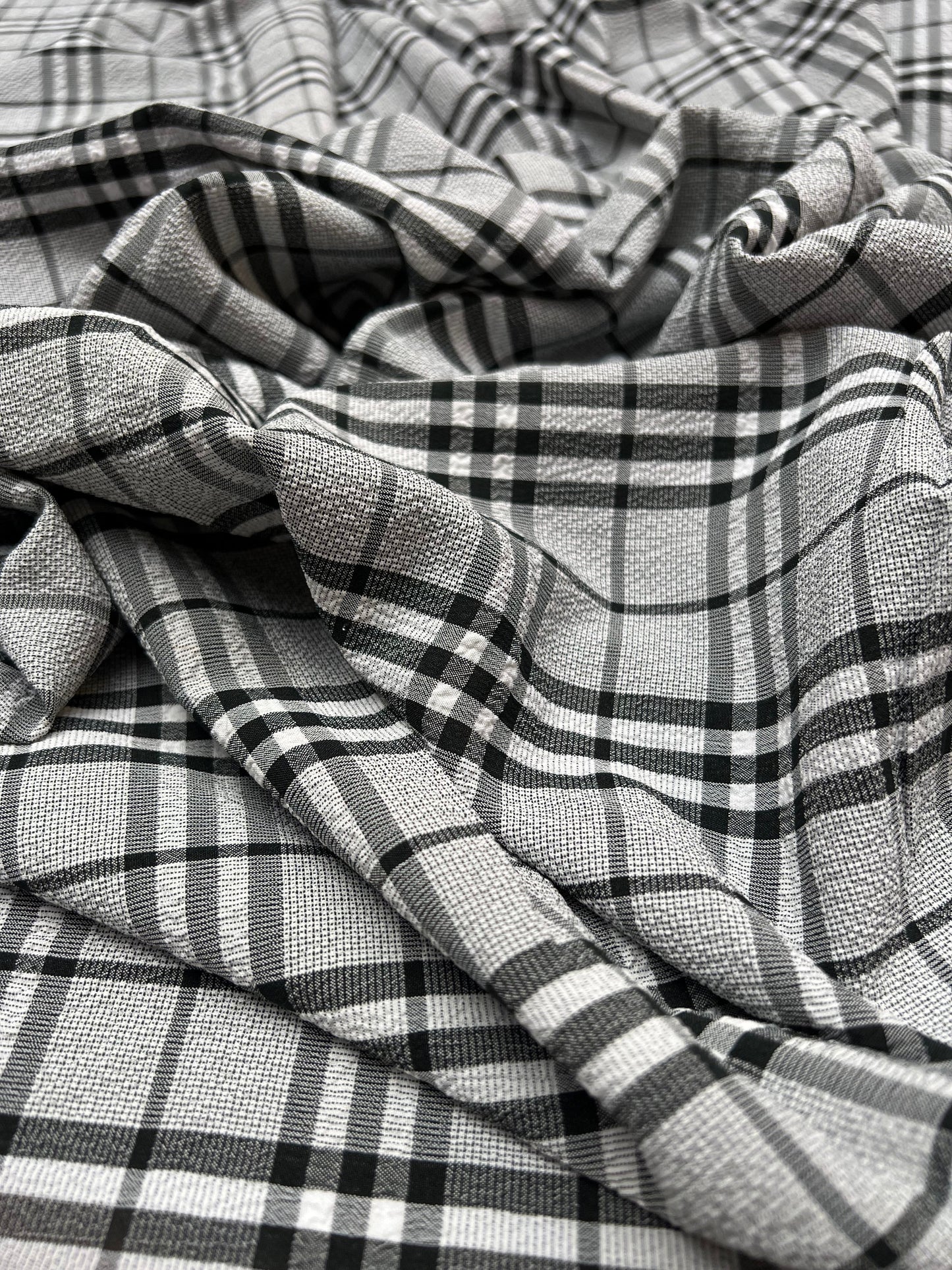 P-C-474 Check Polyester Print-1