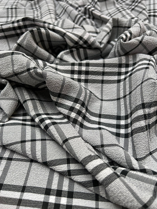 P-C-474 Check Polyester Print-1