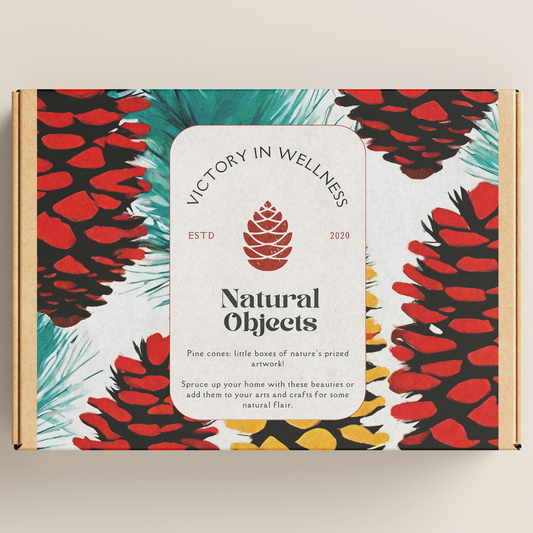 Natural Pine Cones for Home Decor and Crafts, Eco-Friendly, Perfect for DIY Projects and Winter Holidays | by Victory In Wellness-0
