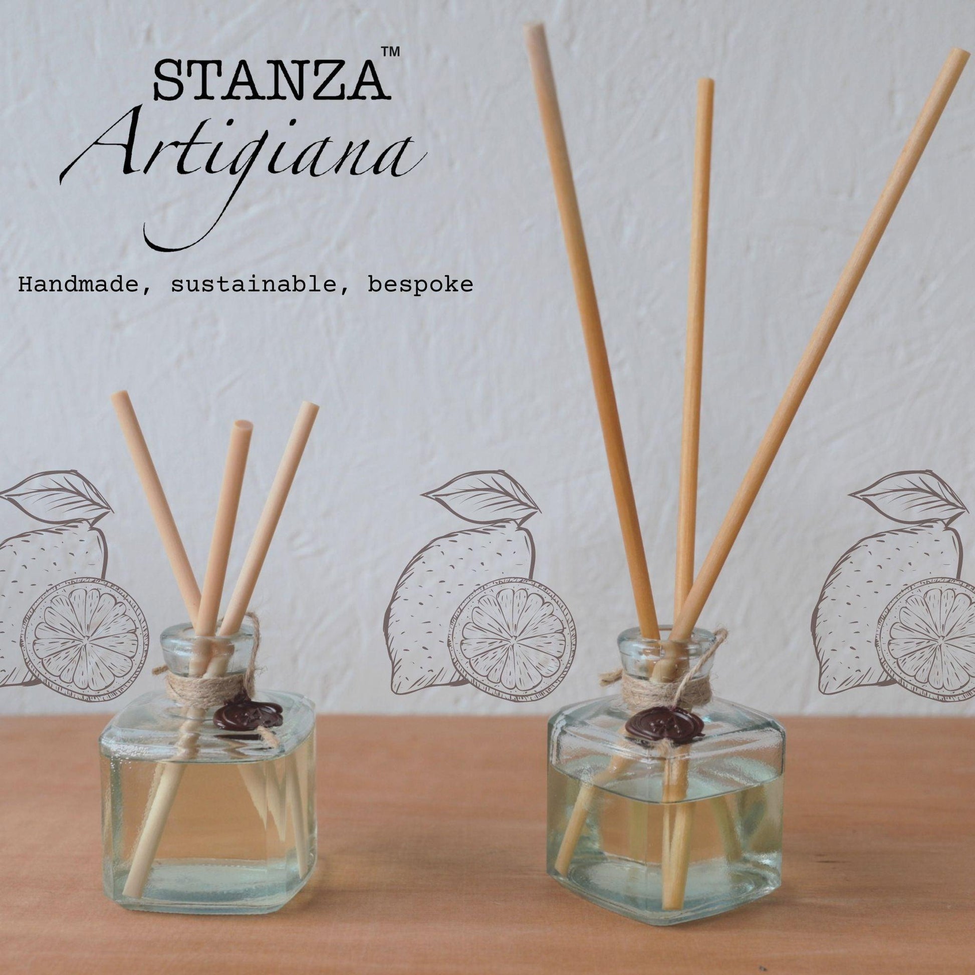 Italian holidays - Italian reed diffuser - citrucy fresh - Sorrento-3