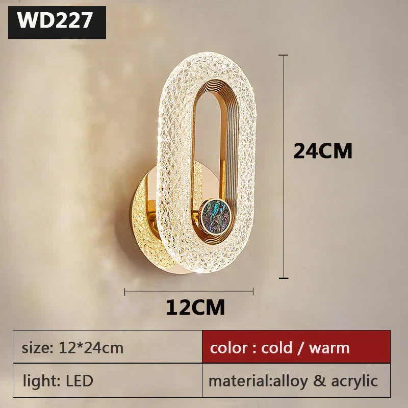 Luxury Nordic Wall Lamp: Elegance for Your Bedroom and Living Spaces-5