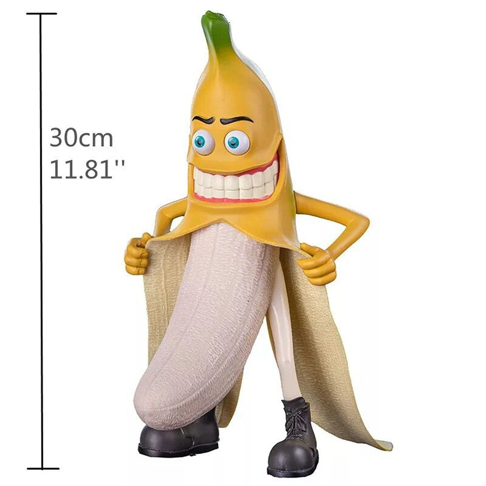 Banana Duck Art Statue, Garden Yard Outdoor Decor, Cute Funny Whimsical Peeled Banana Duck Figurines Decoration Ornaments-2