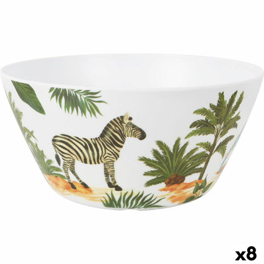 Salad Bowl La Mediterránea Sauvage Melamin 25,5 x 12 cm (8 Units)-0