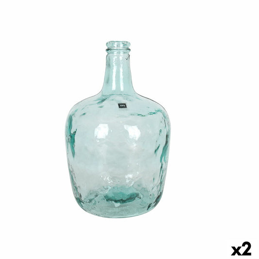 Decorative container La Mediterránea Apple Glass Ø 23 x 36,8 cm (2 Units)-0
