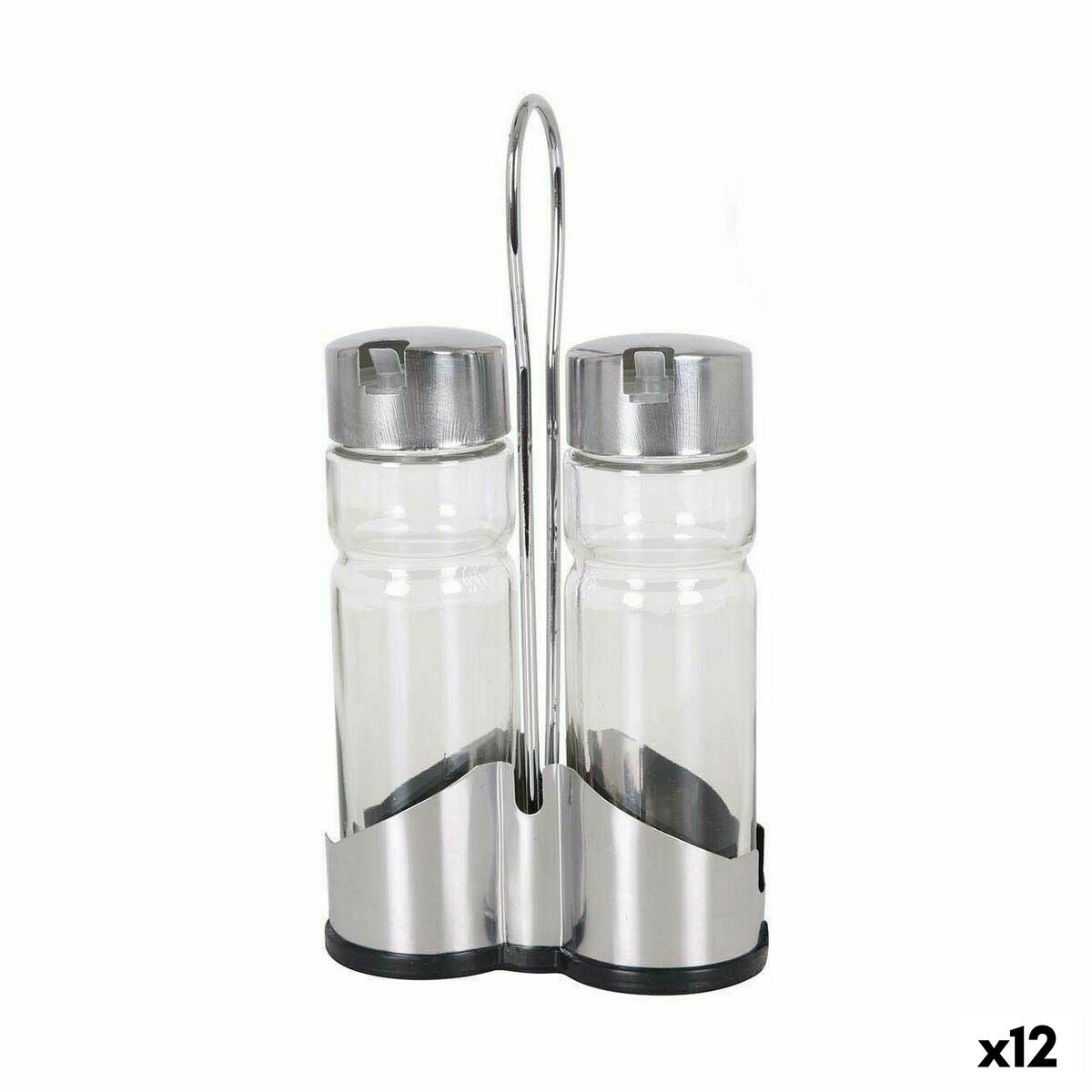Oil and Vinegar Set Anna 11 x 5,5 x 22 cm (12 Units)-0