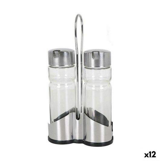 Oil and Vinegar Set Anna 11 x 5,5 x 22 cm (12 Units)-0