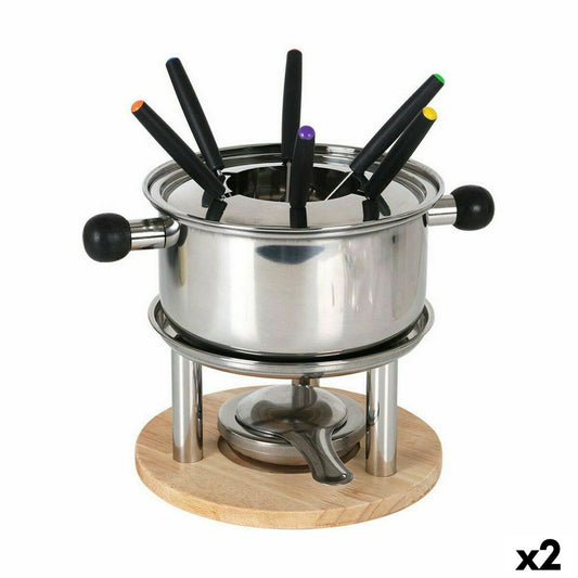 Fondue Santa Clara Stainless steel (2 Units)-0