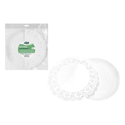 Snack tray Algon Circular 35 cm (30 Units)-1