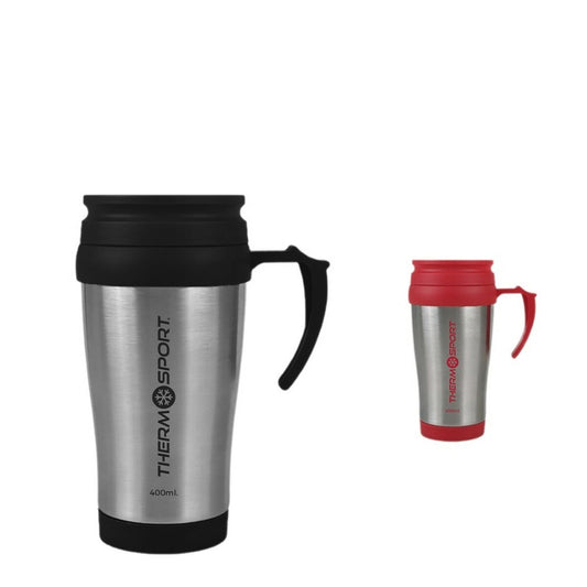 Thermal Cup with Lid ThermoSport Travel Red 400 ml (12 Units)-1