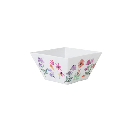 Snack Bowl La Mediterránea Flowers 13 x 13 x 7 cm (24 Units)-1
