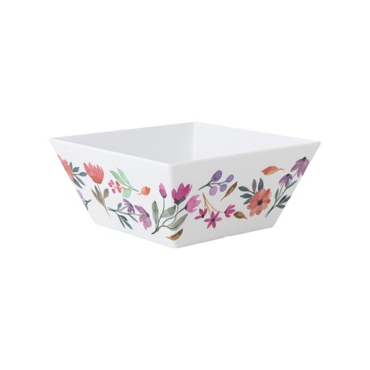 Snack Bowl La Mediterránea Flowers 18 x 18 x 8 cm (24 Units)-1