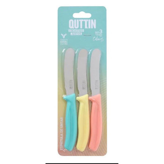 Kitchen Knife Quttin Basic 20 cm 0,8 mm 3 Pieces (12 Units)-1