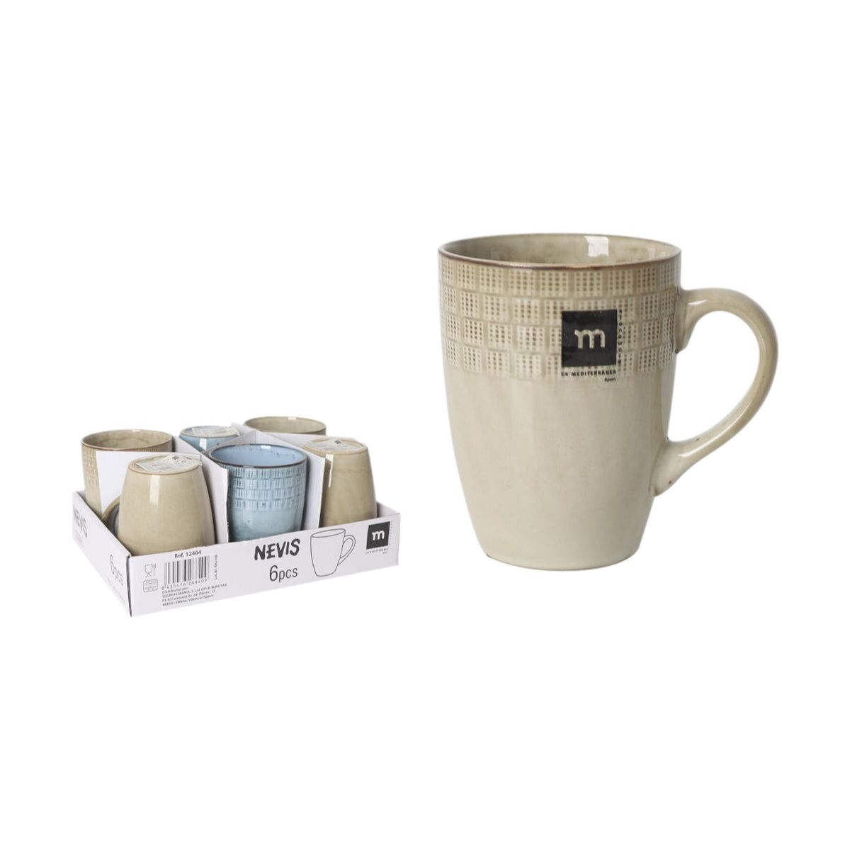 Mug Inde Nevis 330 ml (24 Units)-1