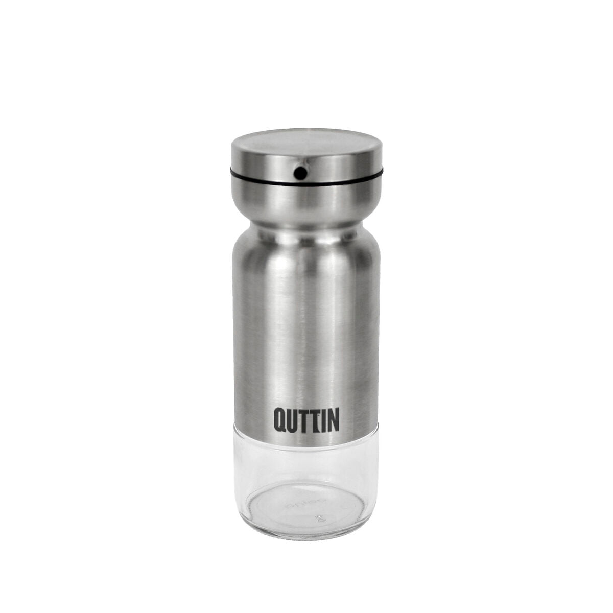 Cruet Quttin Transparent Silver Stainless steel 0,36 L (12 Units)-4