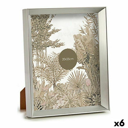 Photo frame Silver Plastic Glass (22,3 x 3,5 x 27,3 cm) (6 Units)-0