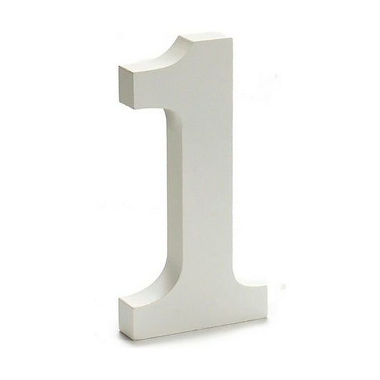 Number Pincello 1 White 1,8 x 21 x 17 cm (12 Units)-1