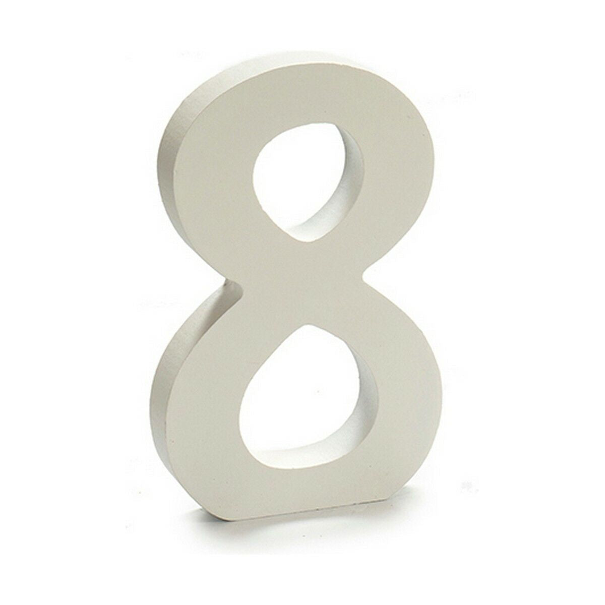 Number Pincello 8 White 1,8 x 21 x 17 cm (12 Units)-1