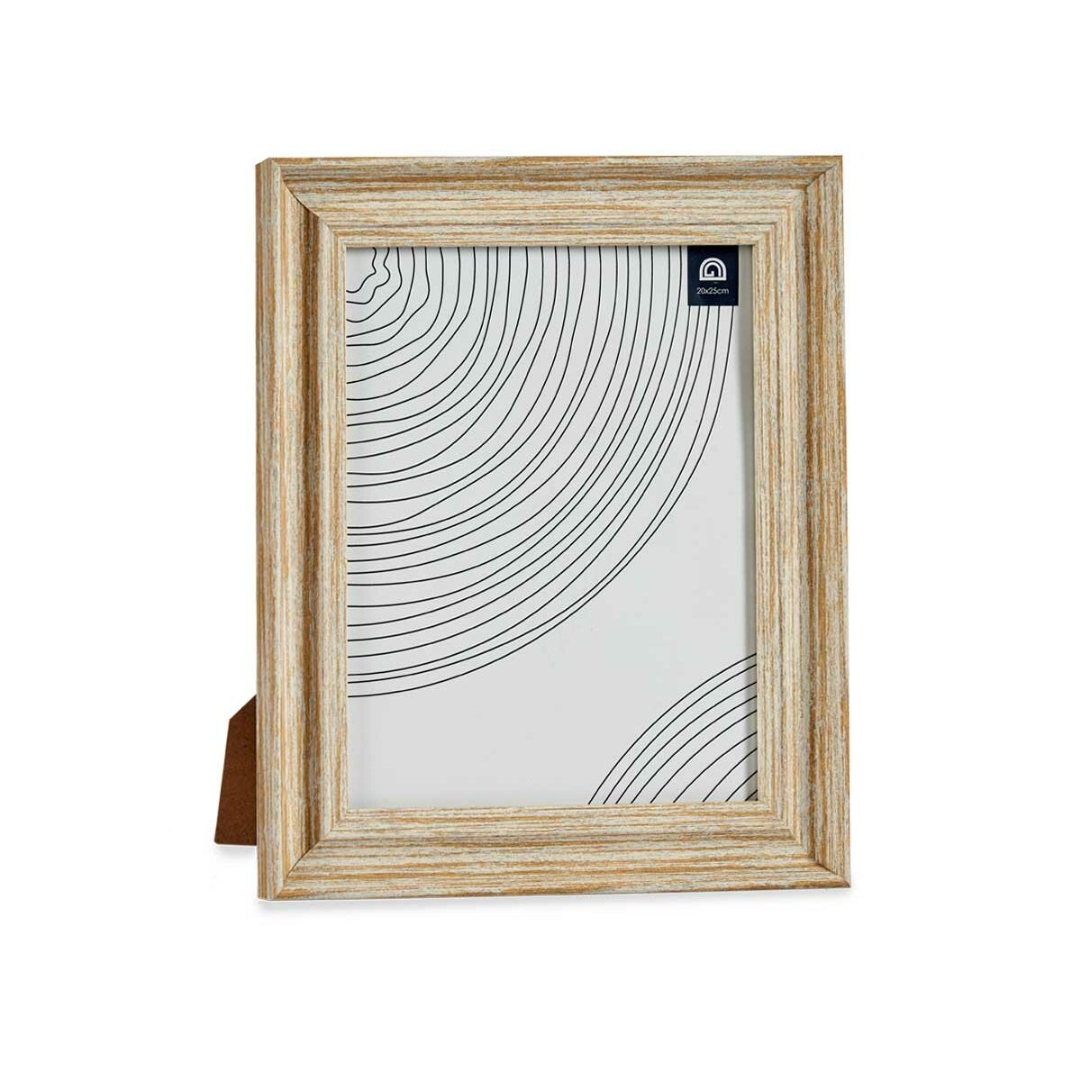 Photo frame Crystal Golden Wood Brown Plastic (26 x 2 x 31 cm) (6 Units)-1