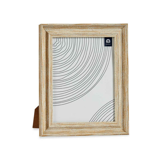 Photo frame Crystal Golden Wood Brown Plastic (26 x 2 x 31 cm) (6 Units)-1