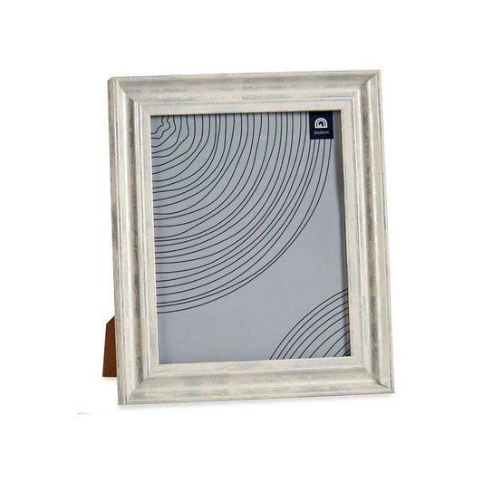 Photo frame Crystal Silver Wood Brown Plastic (26 x 2 x 31 cm) (6 Units)-1
