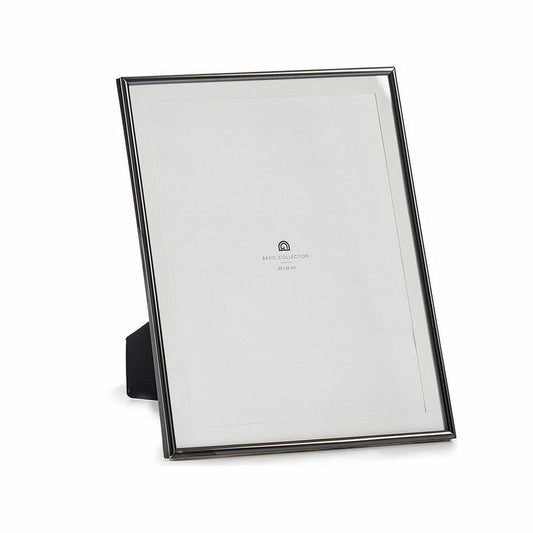 Photo frame Black Crystal Steel (23 x 28 x 15 cm) (12 Units)-1