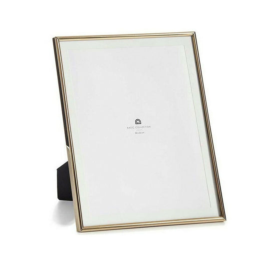 Photo frame Golden Crystal Steel (15,5 x 28 x 22,9 cm) (12 Units)-1